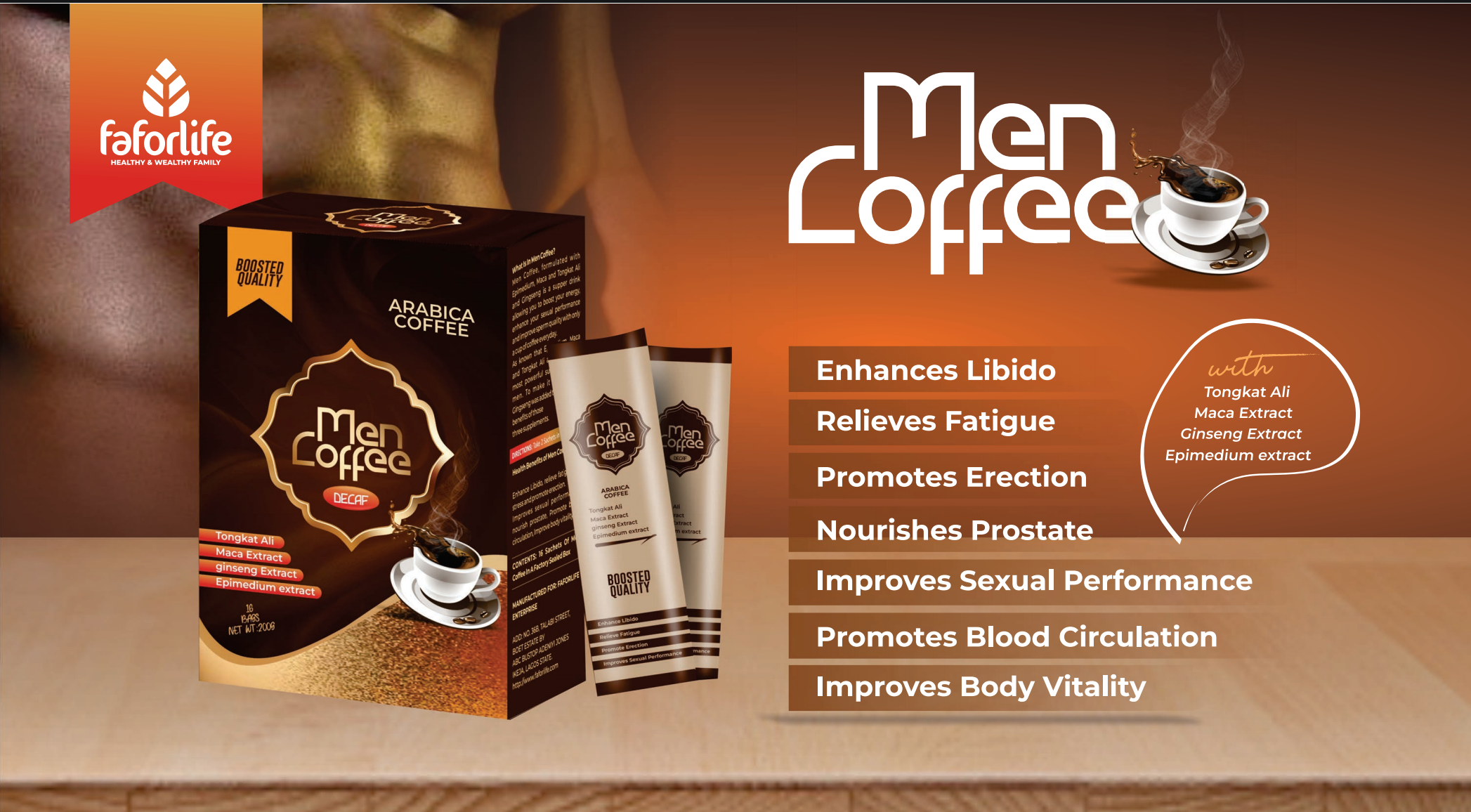 Men Coffee Vitality Blend